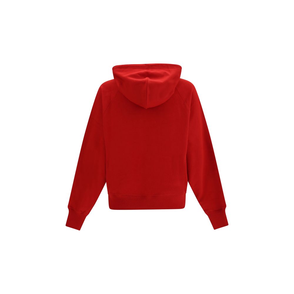 Ami Paris Rotes Baumwoll-Sweatshirt