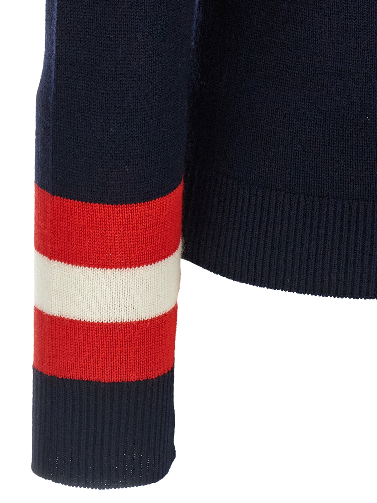 PERFECT MOMENT Mehrfarbige Strickjacke aus Merinowolle