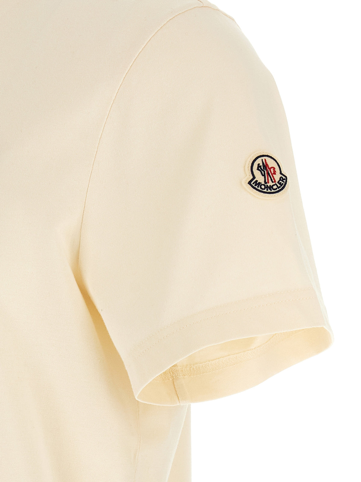 Moncler Weißes Baumwoll-T-Shirt