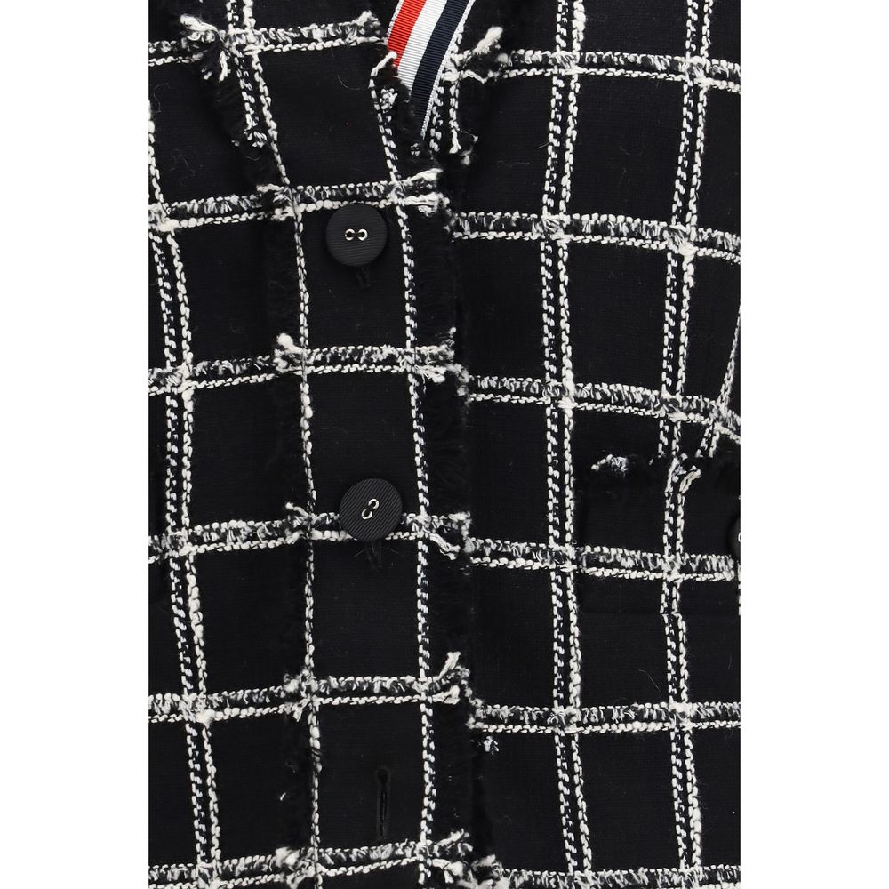 Thom Browne Schwarze Baumwolljacke