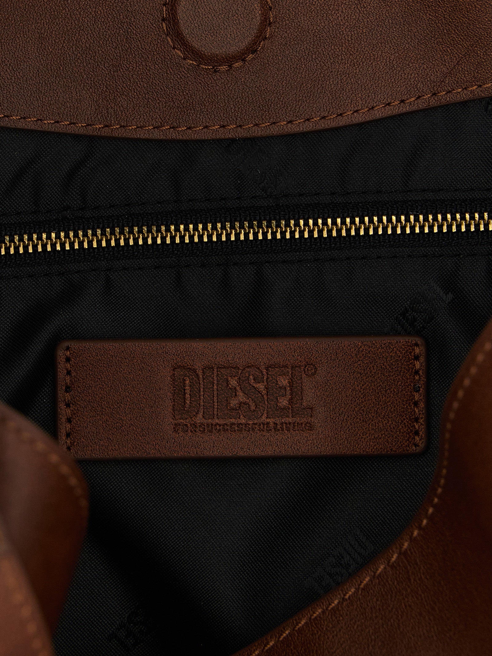 Diesel Braune Handtasche aus anderen Fasern
