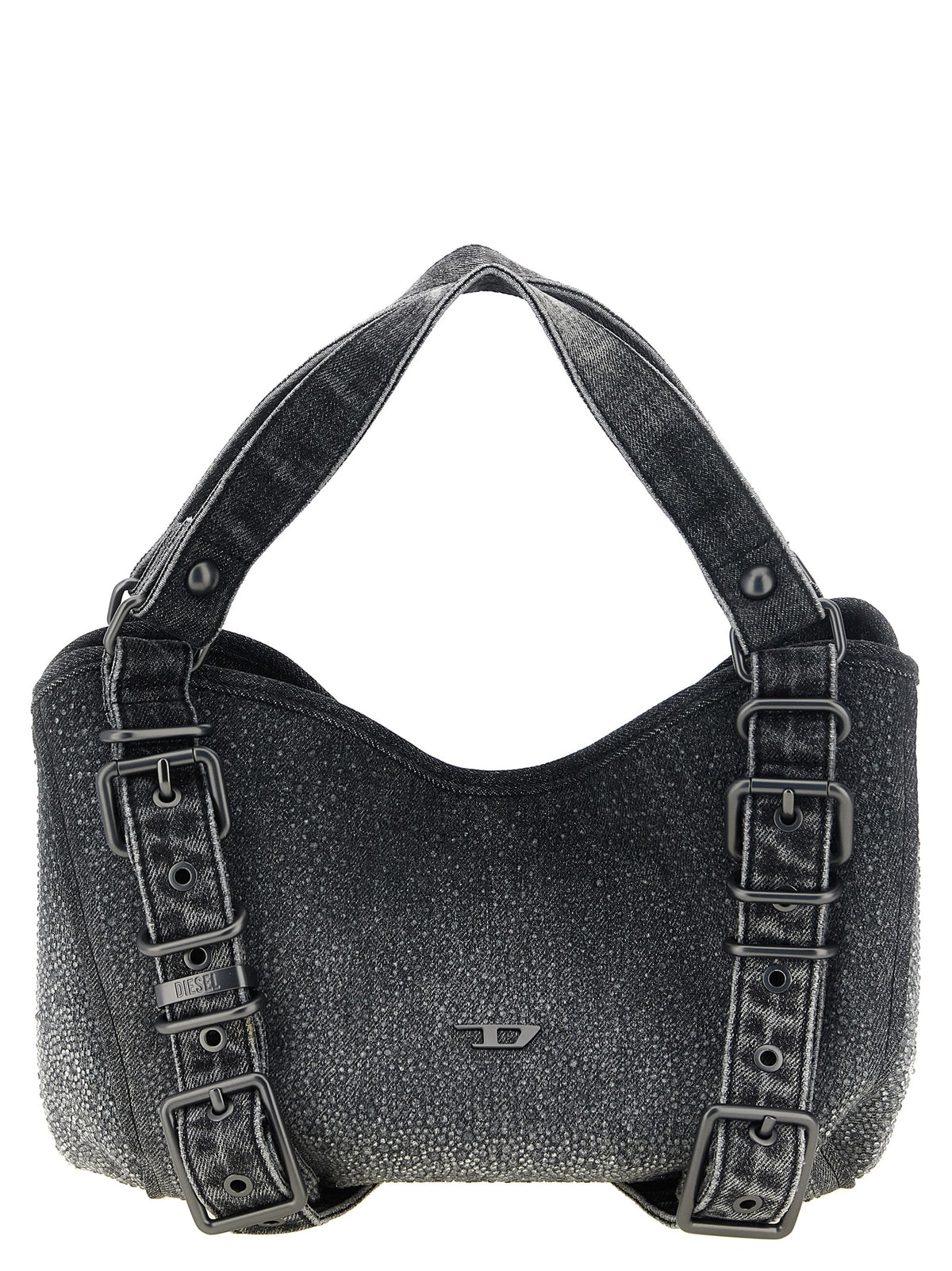 Diesel Schwarze Baumwoll-Handtasche