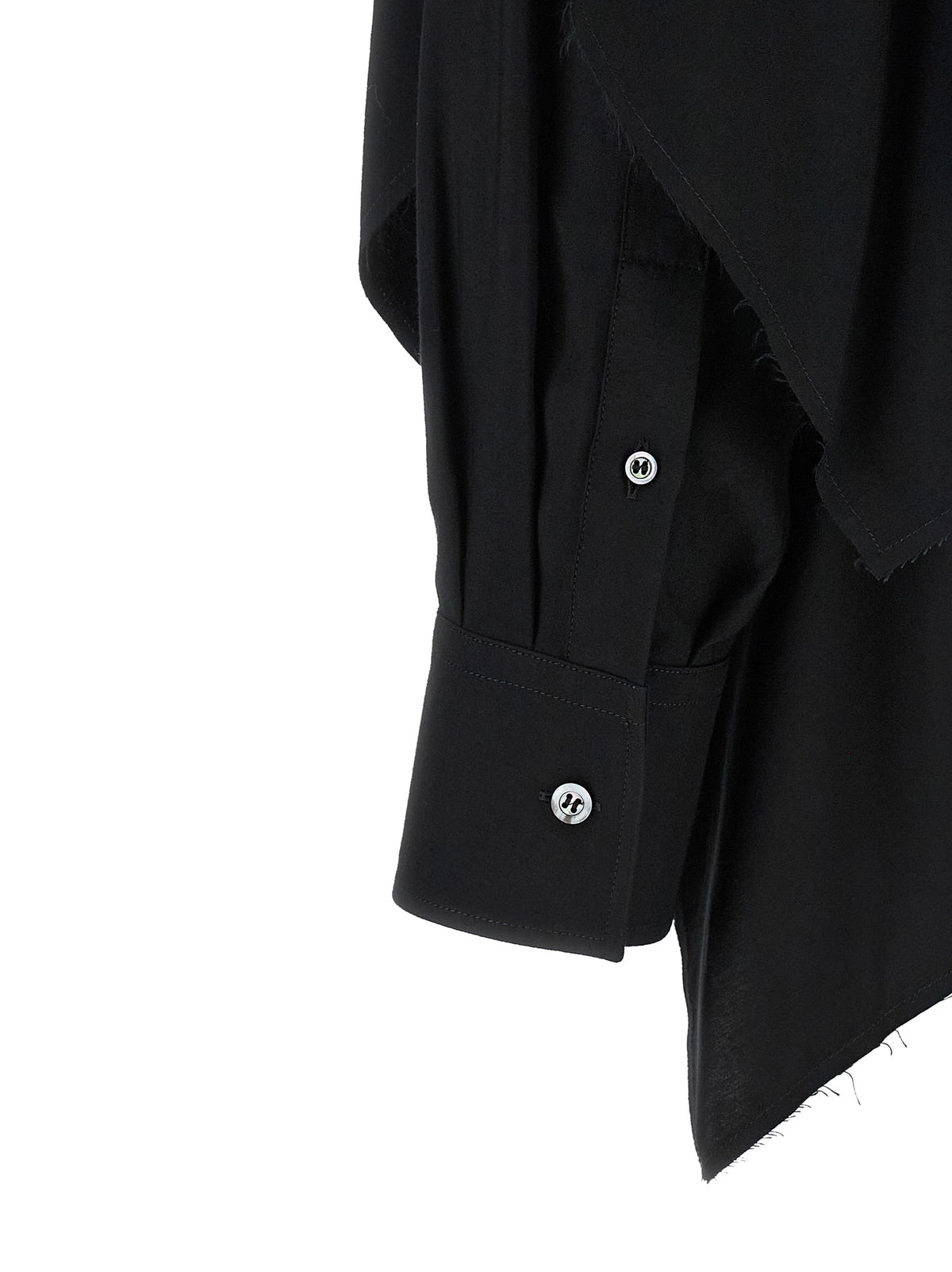 Maison Margiela Schwarze Viskosebluse
