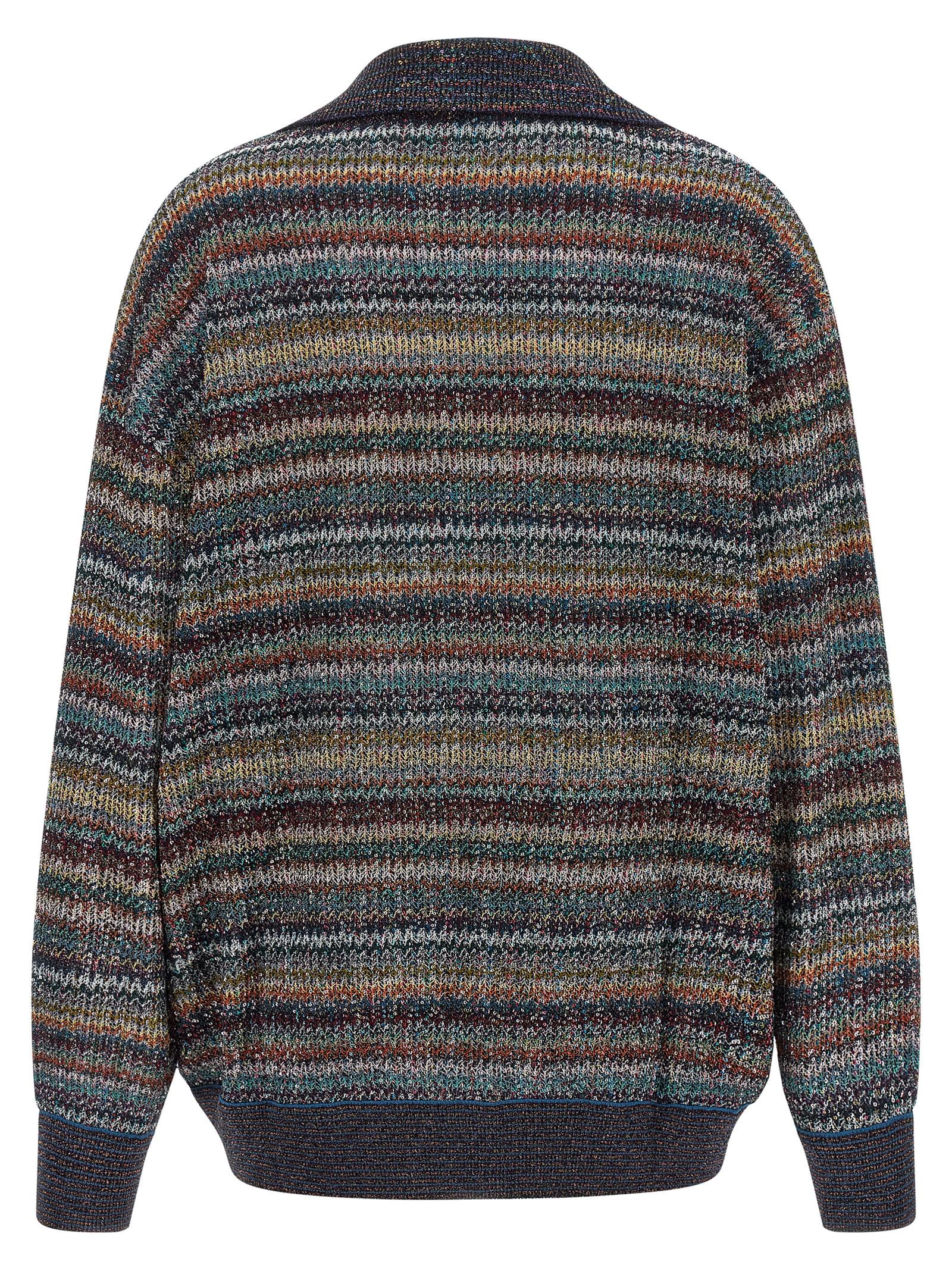 Missoni Mehrfarbiges Poloshirt aus Viskose