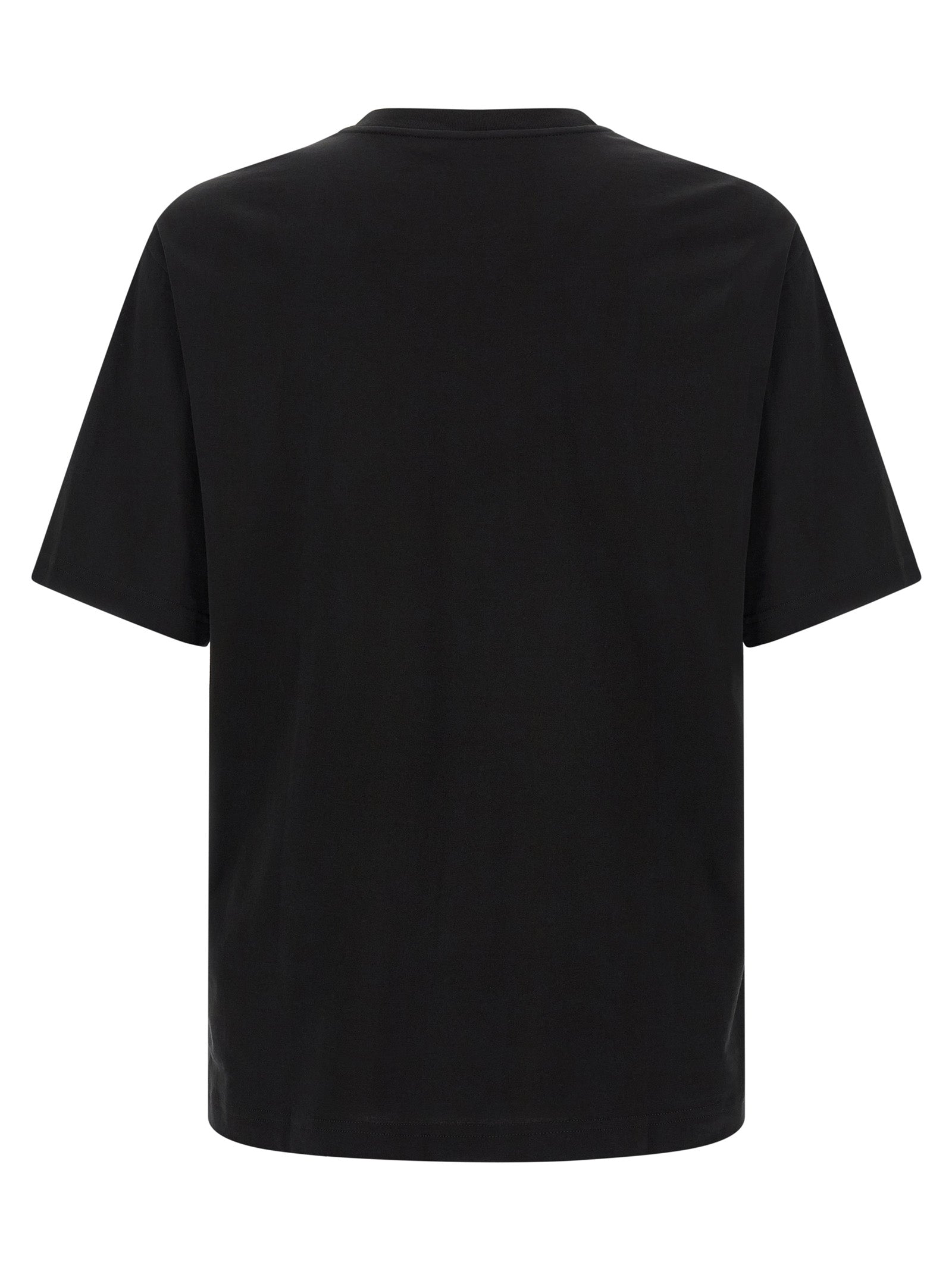 Dolce & Gabbana Schwarzes Baumwoll-T-Shirt