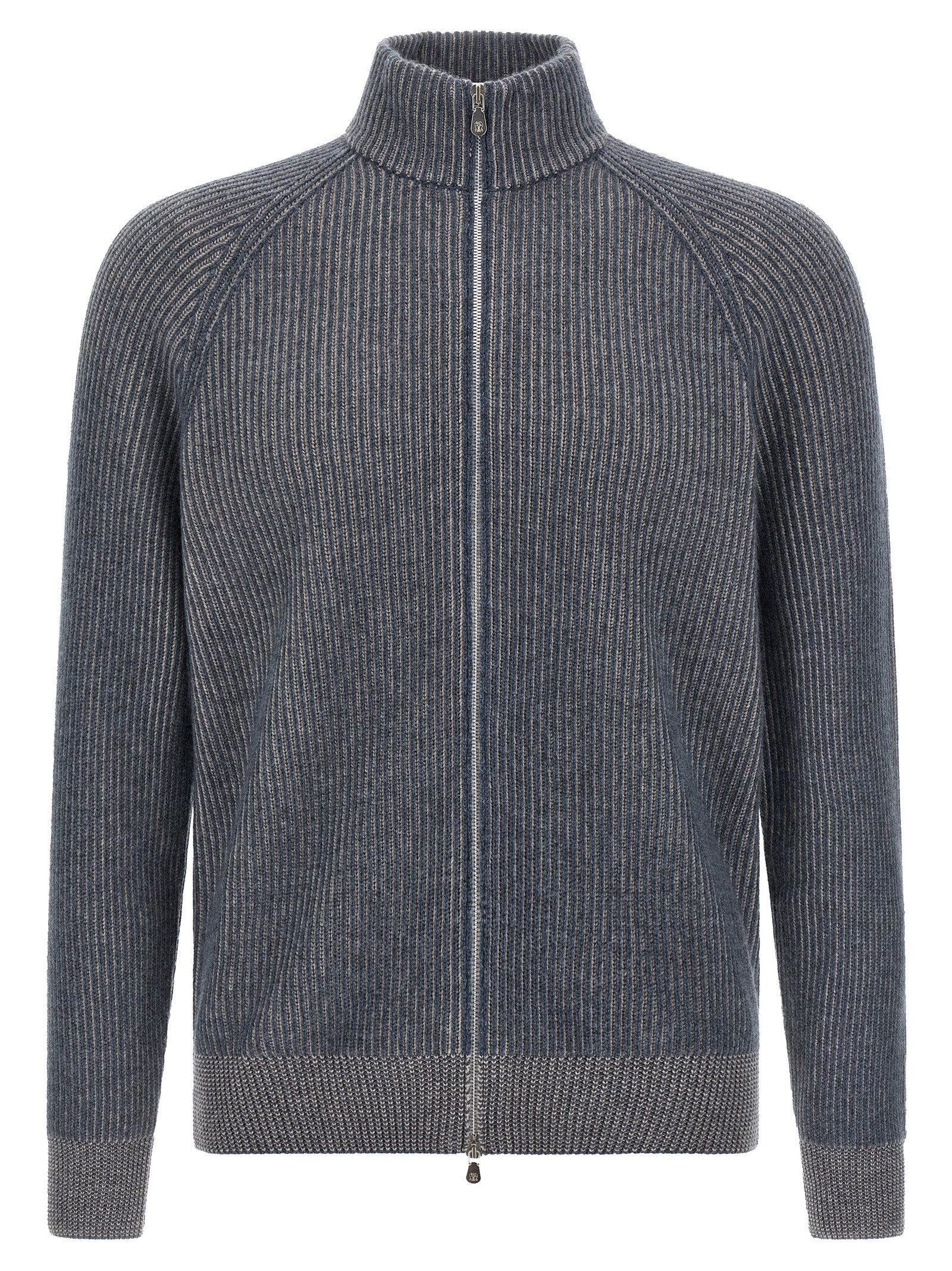 Brunello Cucinelli Blauer Kaschmir-Cardigan