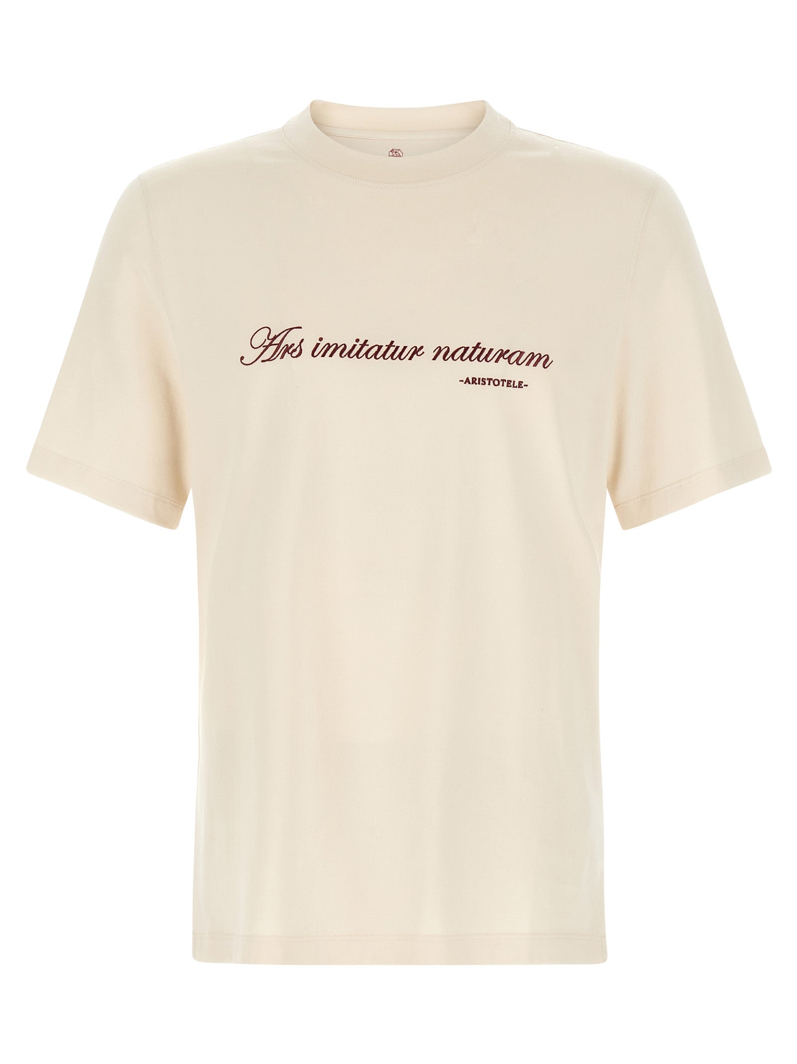 Brunello Cucinelli Weißes Baumwoll-T-Shirt