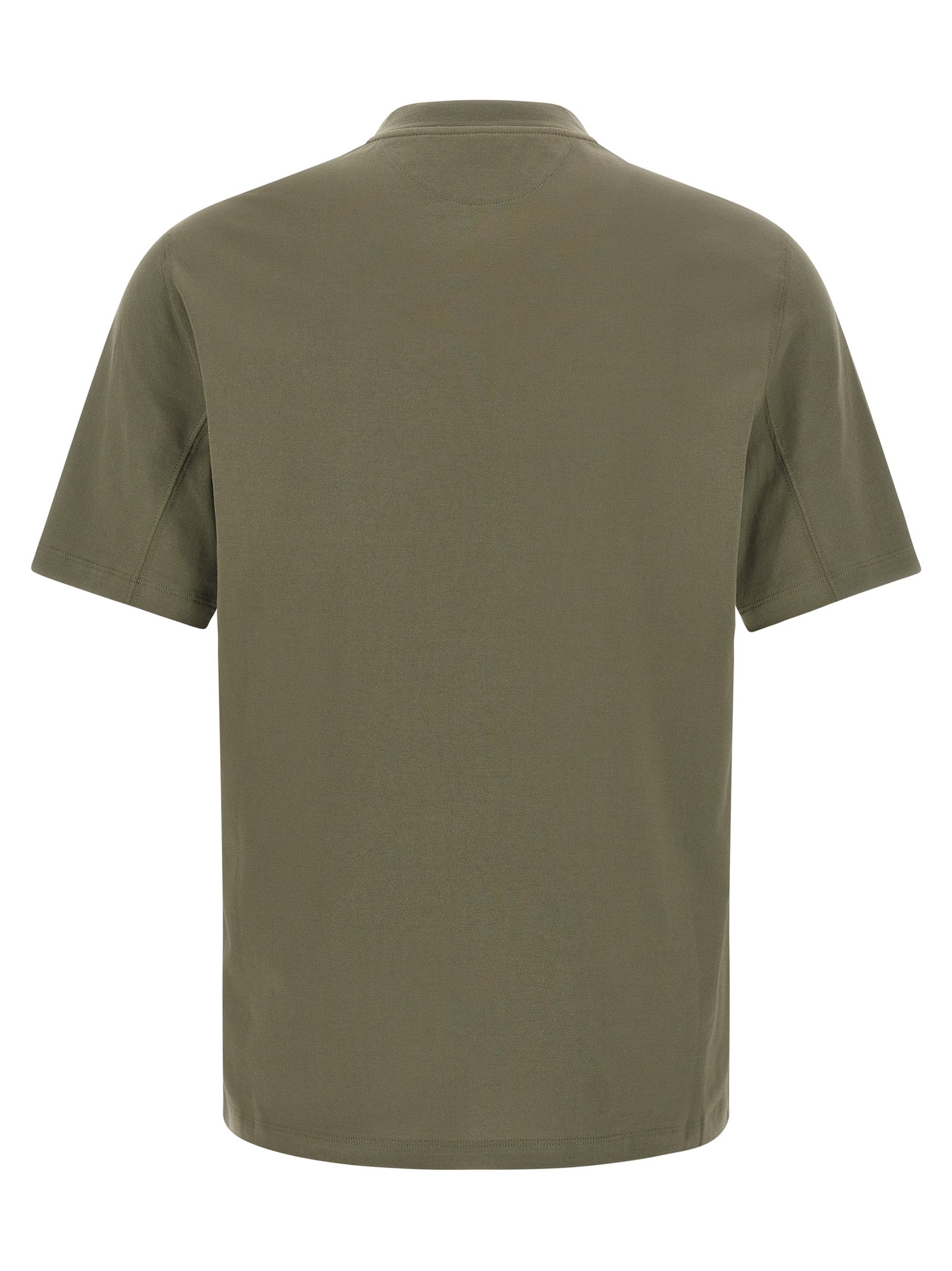 Brunello Cucinelli Bicolor Cotton T-Shirt