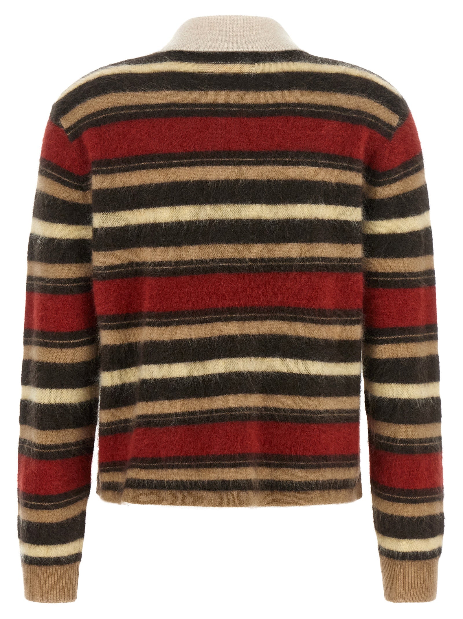 Guest in Residence Mehrfarbiges Kaschmir-Poloshirt