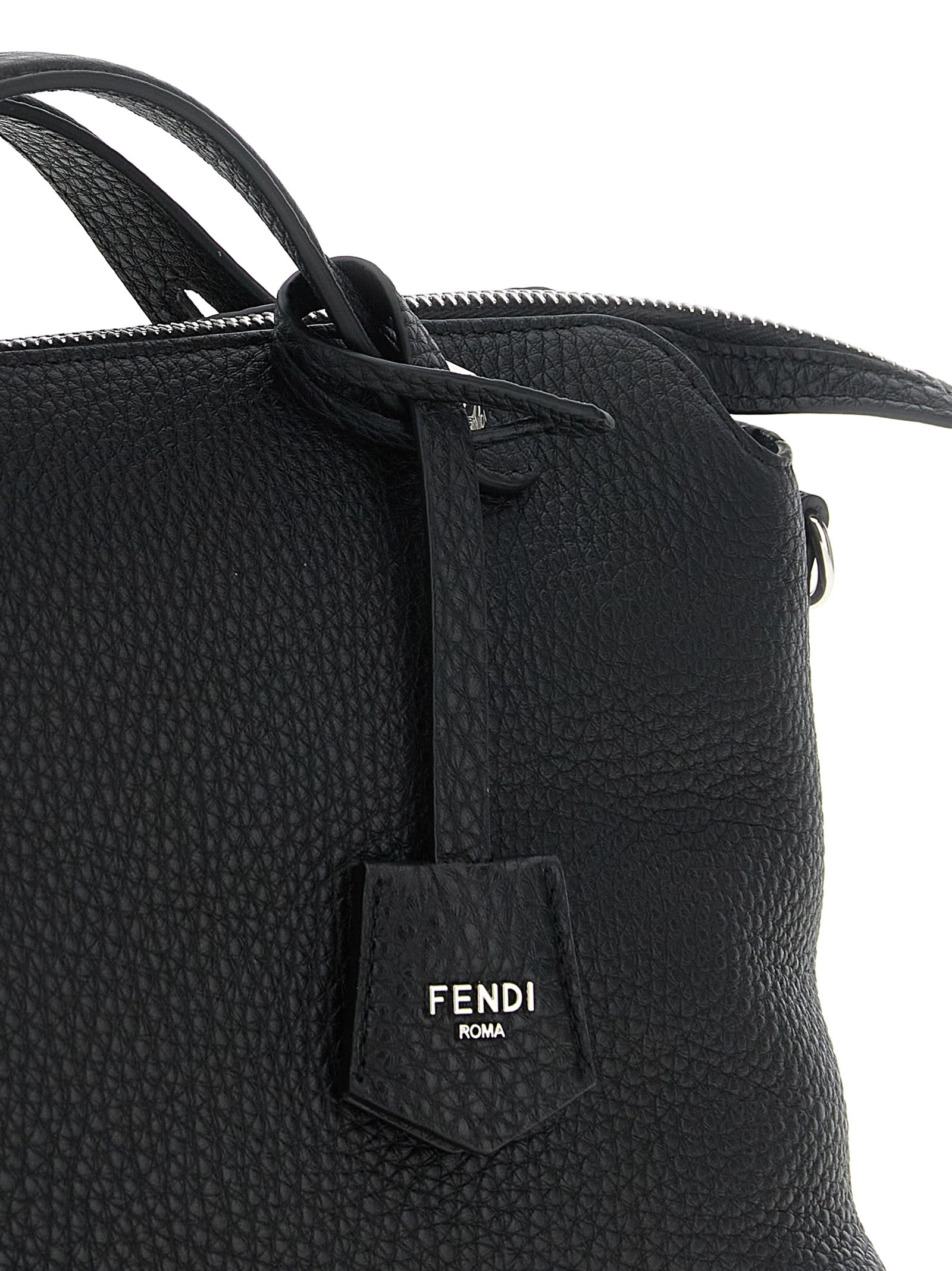 Fendi Schwarze Kalbsleder-Handtasche