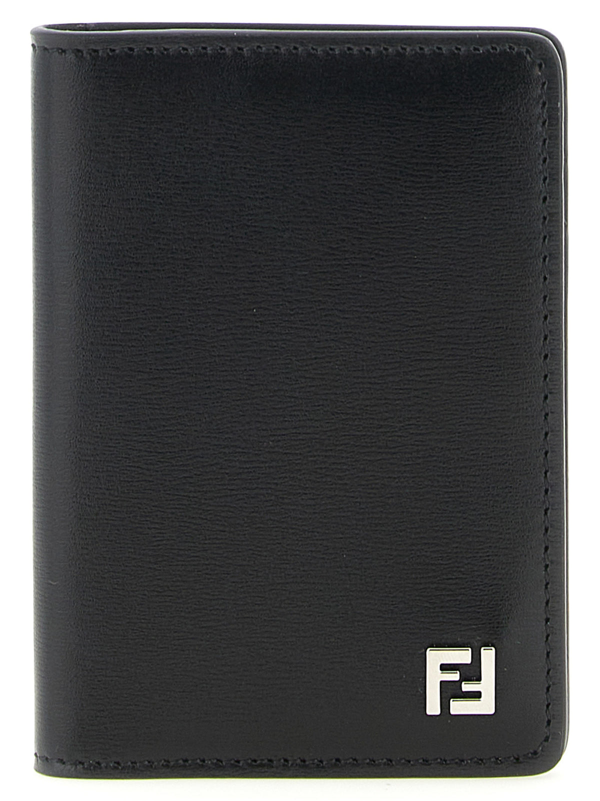 Fendi Schwarzer Kalbsleder-Kartenetui