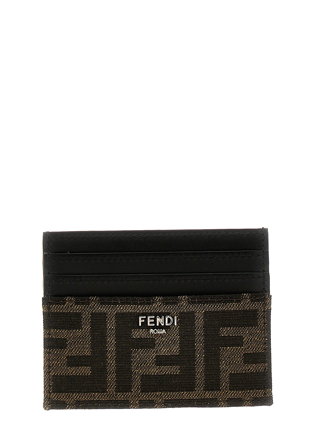 Fendi Braun Kalbsleder Kartenetui