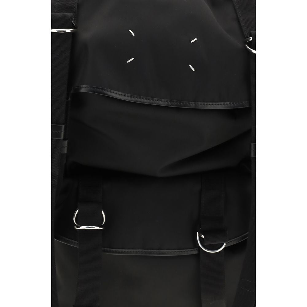 Maison Margiela Schwarzer Nylon-Rucksack