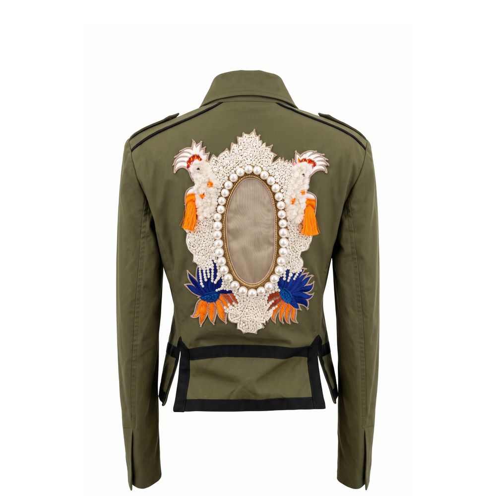 Mr&Mrs Italy Grüne Baumwolljacke für Damen
