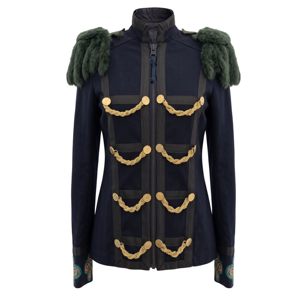 Mr&Mrs Italy Blaue Baumwolljacke für Damen