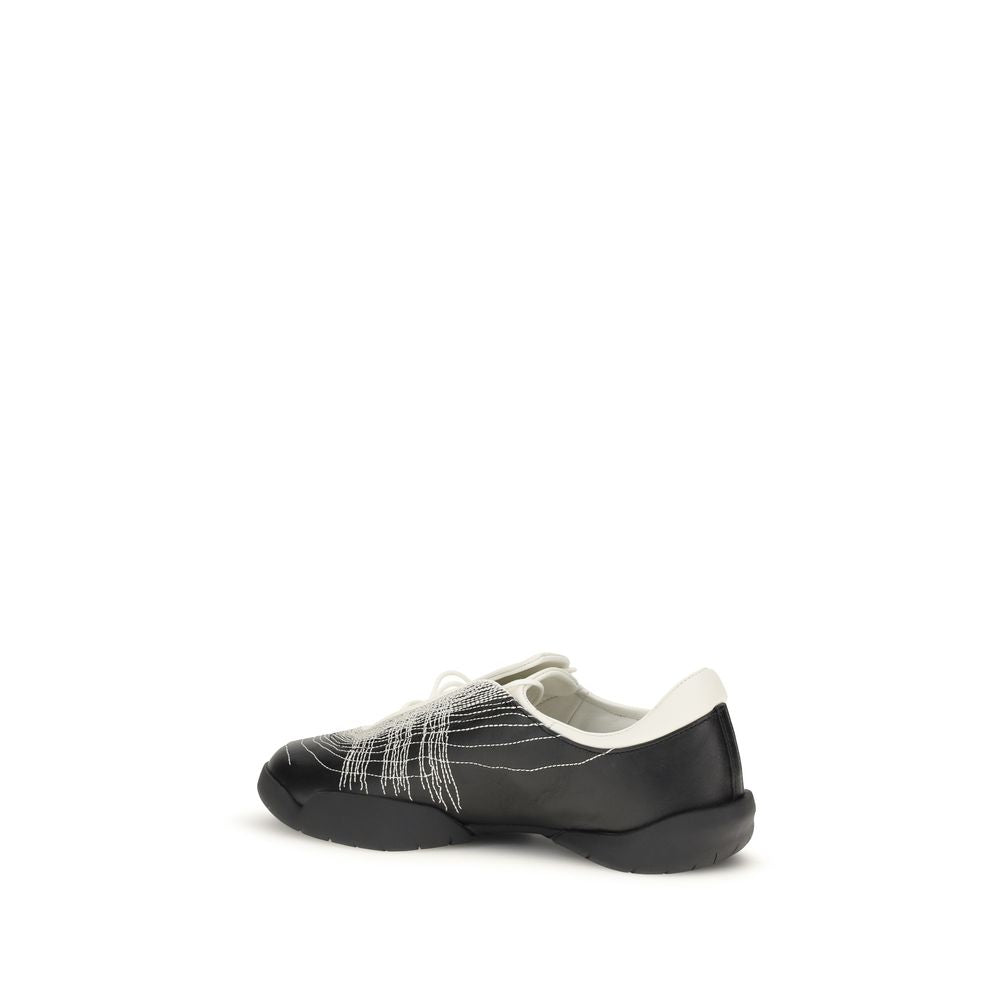 Y-3 Schwarze Sneaker aus Gummi