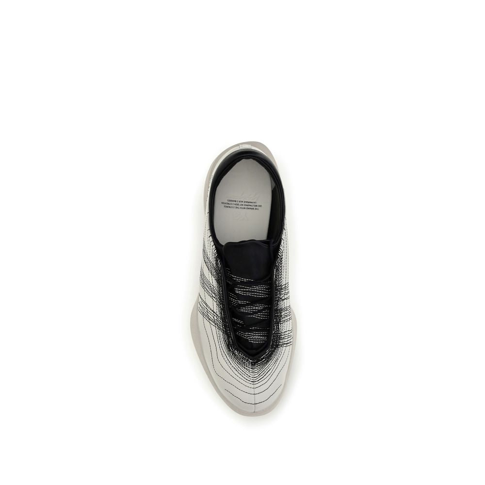 Y-3 Beige Calf Leather Bos Taurus Sneakers