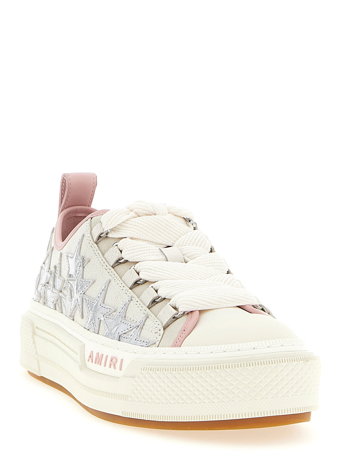 Amiri Mehrfarbige Low-Top-Sneaker aus Rindsleder