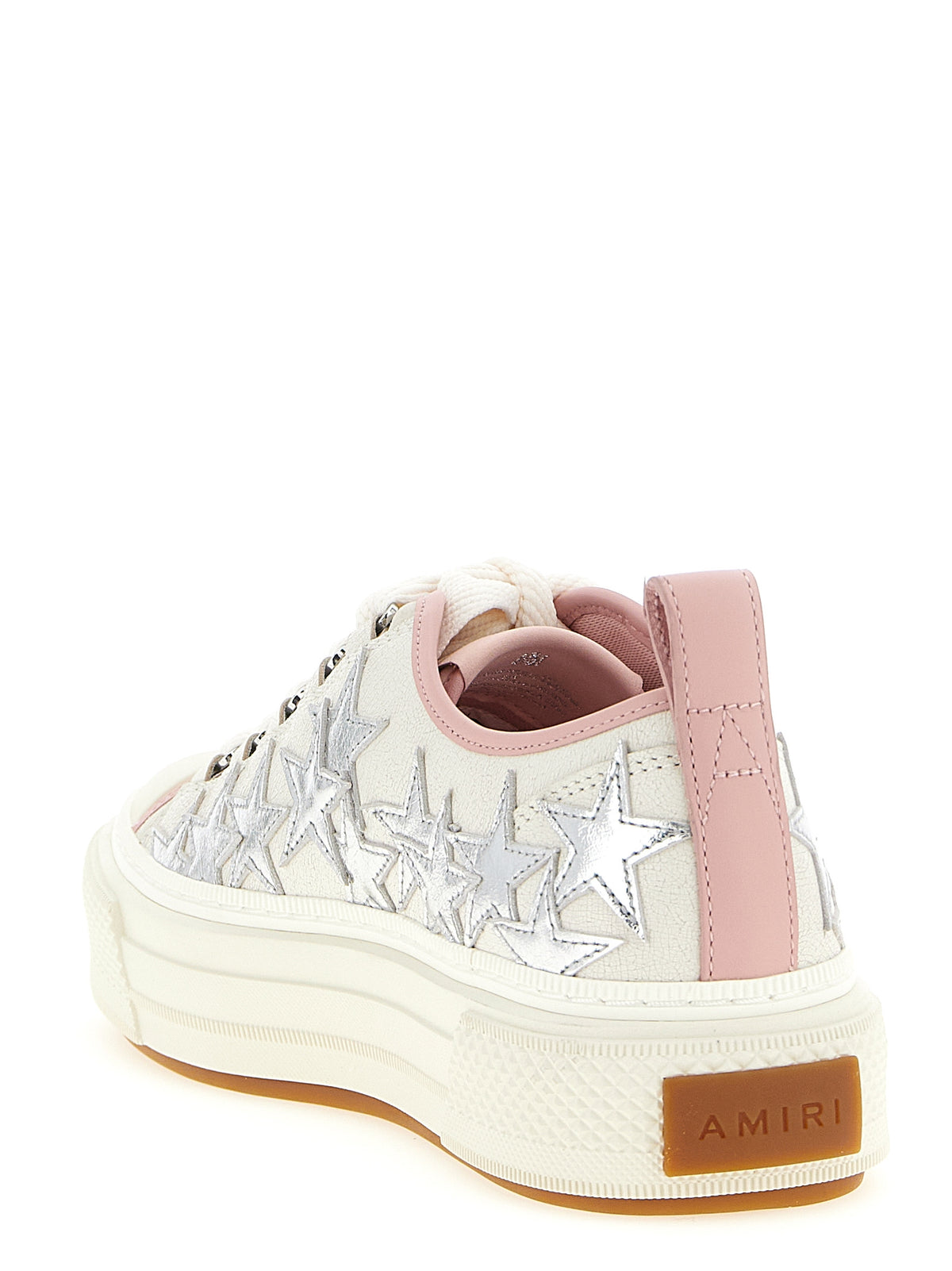 Amiri Mehrfarbige Low-Top-Sneaker aus Rindsleder