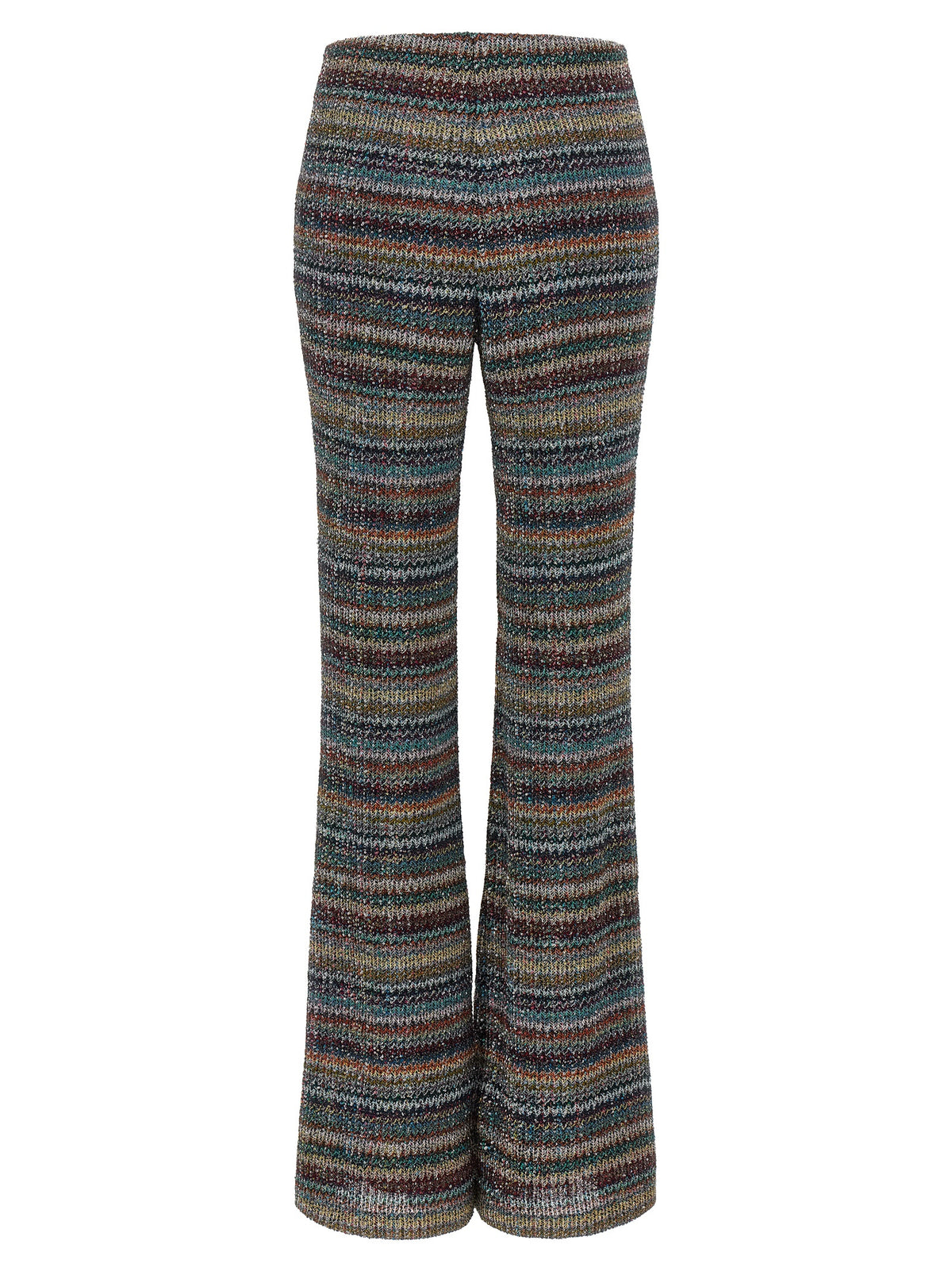 Missoni Mehrfarbige Hose aus Viskose mit ausgestelltem Bein