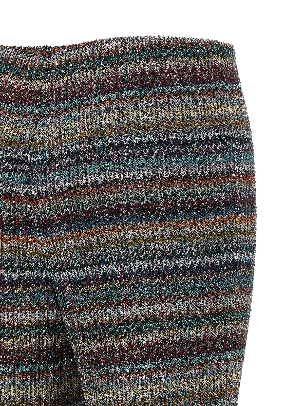 Missoni Mehrfarbige Hose aus Viskose mit ausgestelltem Bein