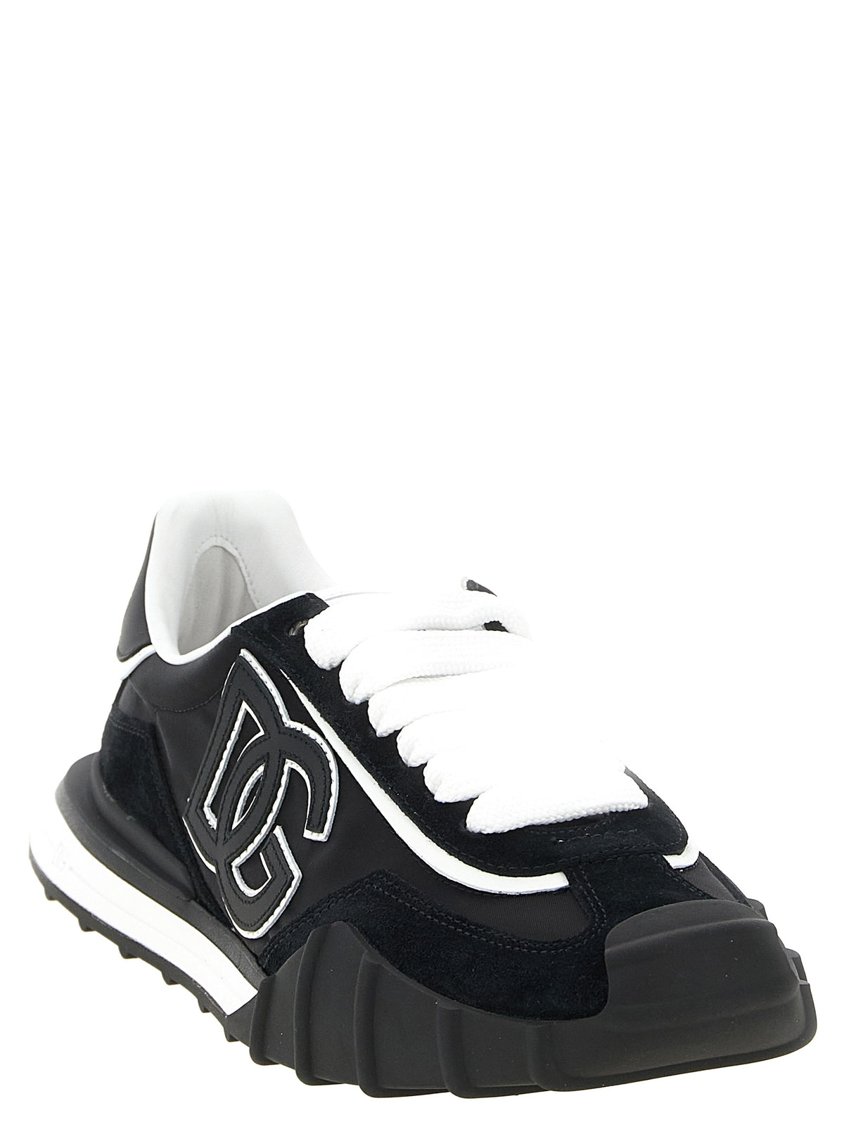 Dolce & Gabbana Schwarze Polyamid-Sneaker für Sport