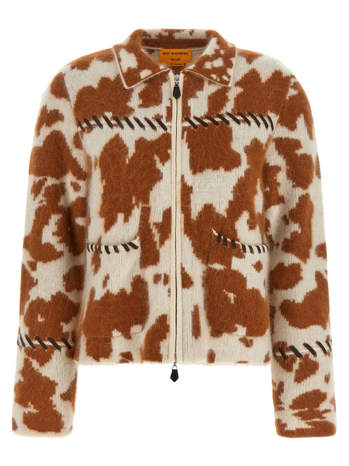 Guest in Residence Braune Kaschmir-Langjacke