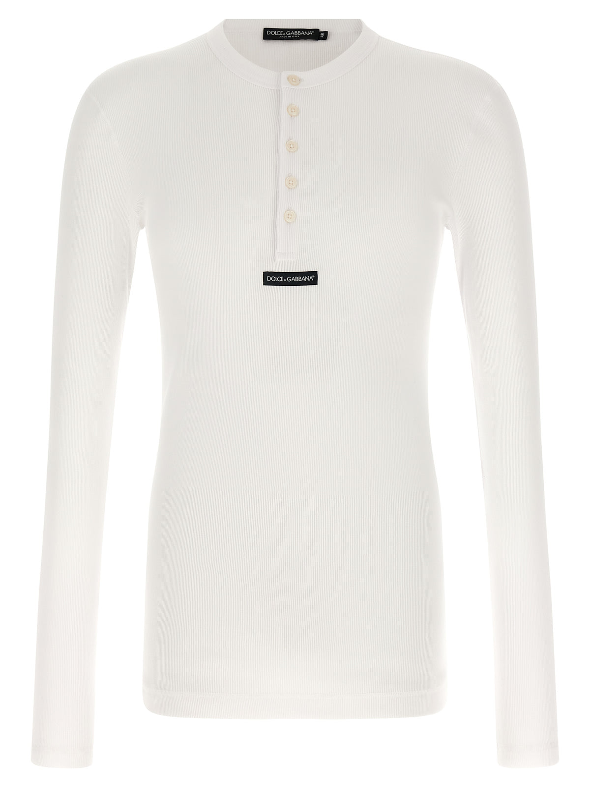 Dolce & Gabbana Weißes Baumwoll-T-Shirt