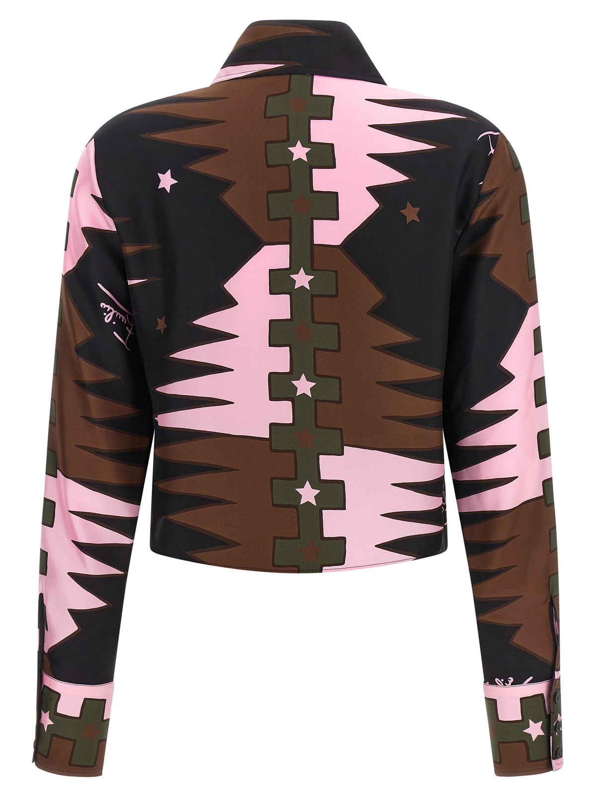 Emilio Pucci Mehrfarbige Seidenbluse