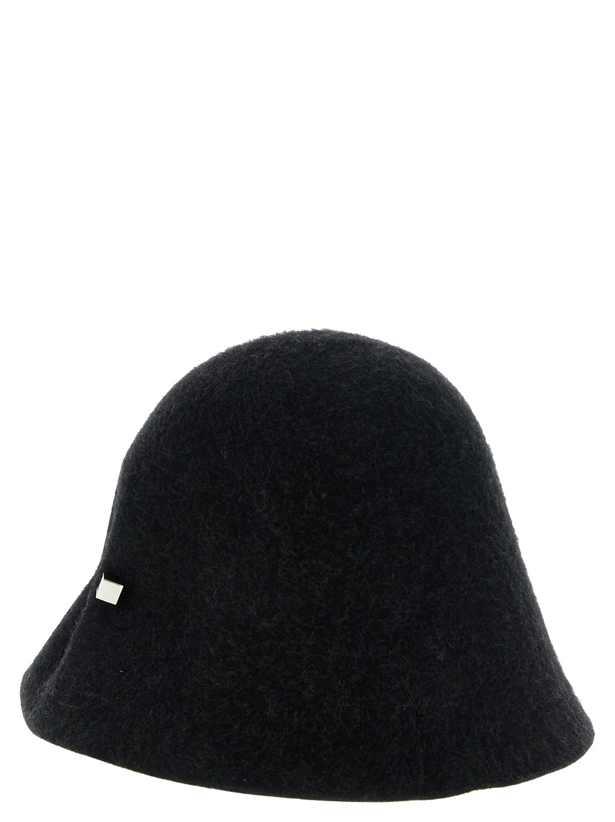 Jacquemus Schwarzer Merinowollhut