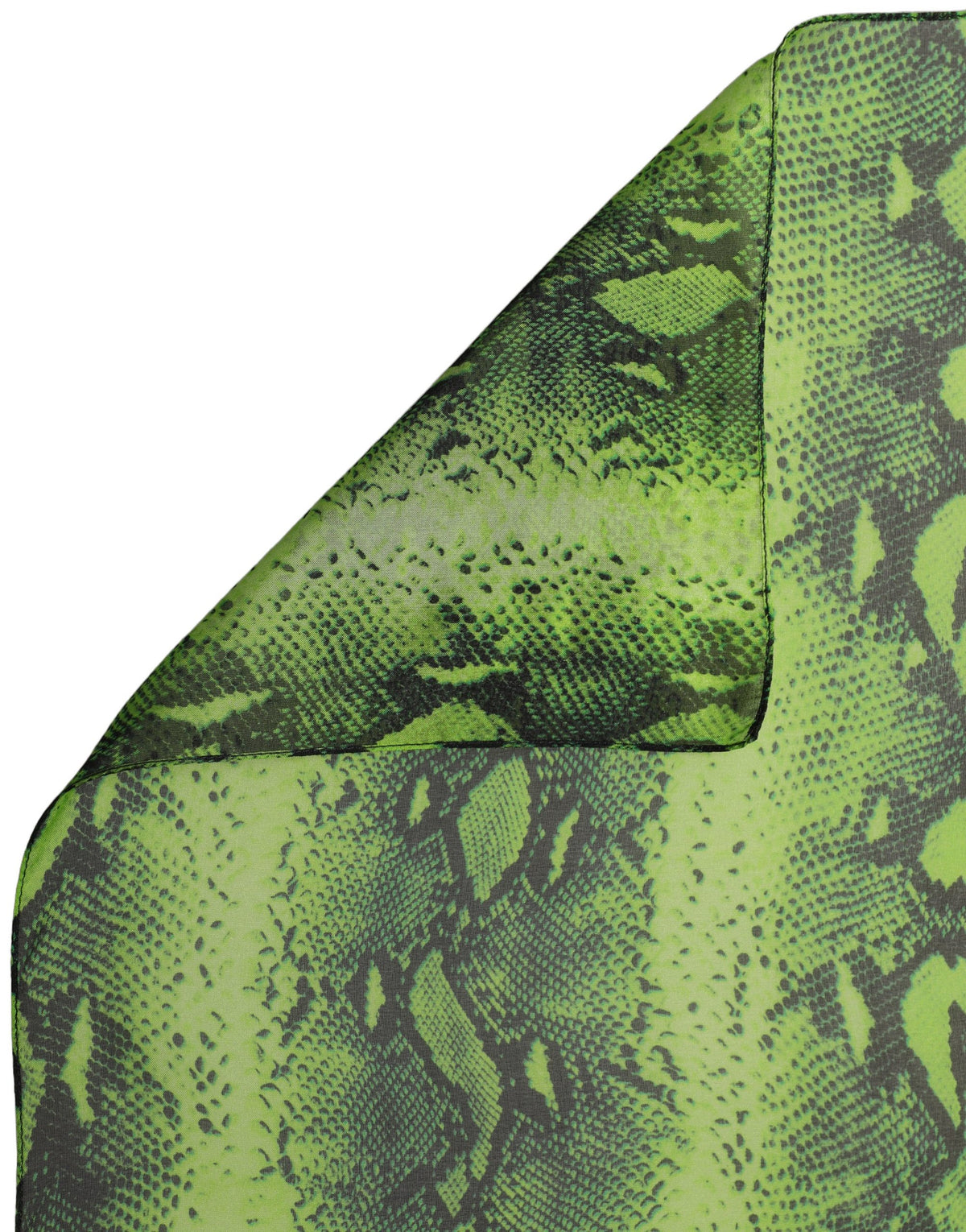 Dolce & Gabbana Seidenschal mit grün-schwarzem Print