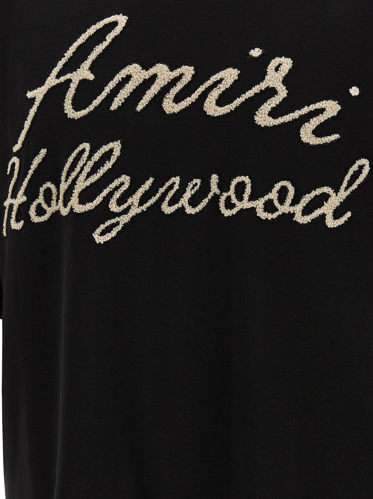 Amiri Schwarzes Baumwoll-T-Shirt