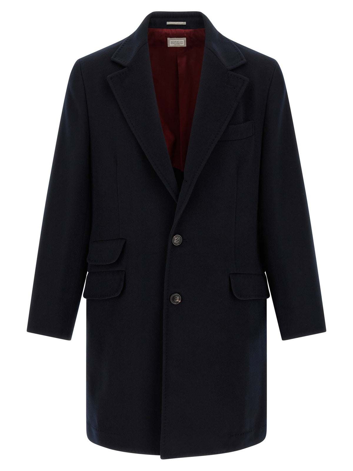 Brunello Cucinelli Blauer Sakko aus reiner Schurwolle