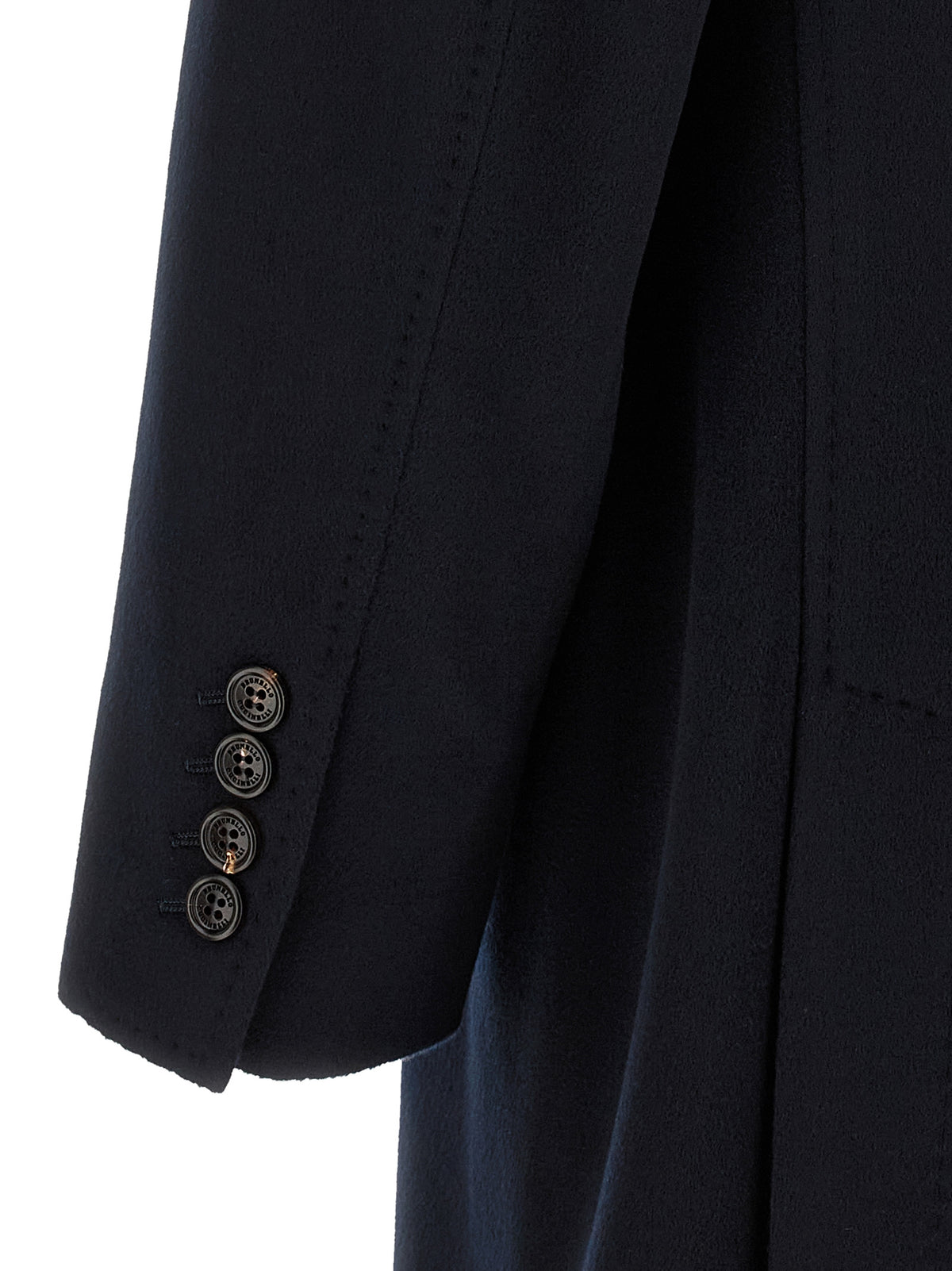 Brunello Cucinelli Blauer Sakko aus reiner Schurwolle