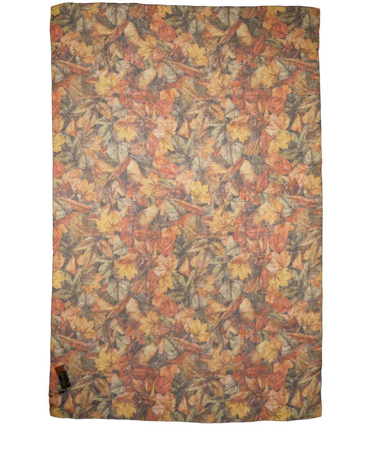 Dolce & Gabbana Seidenschal mit Multicolor-Blätterprint