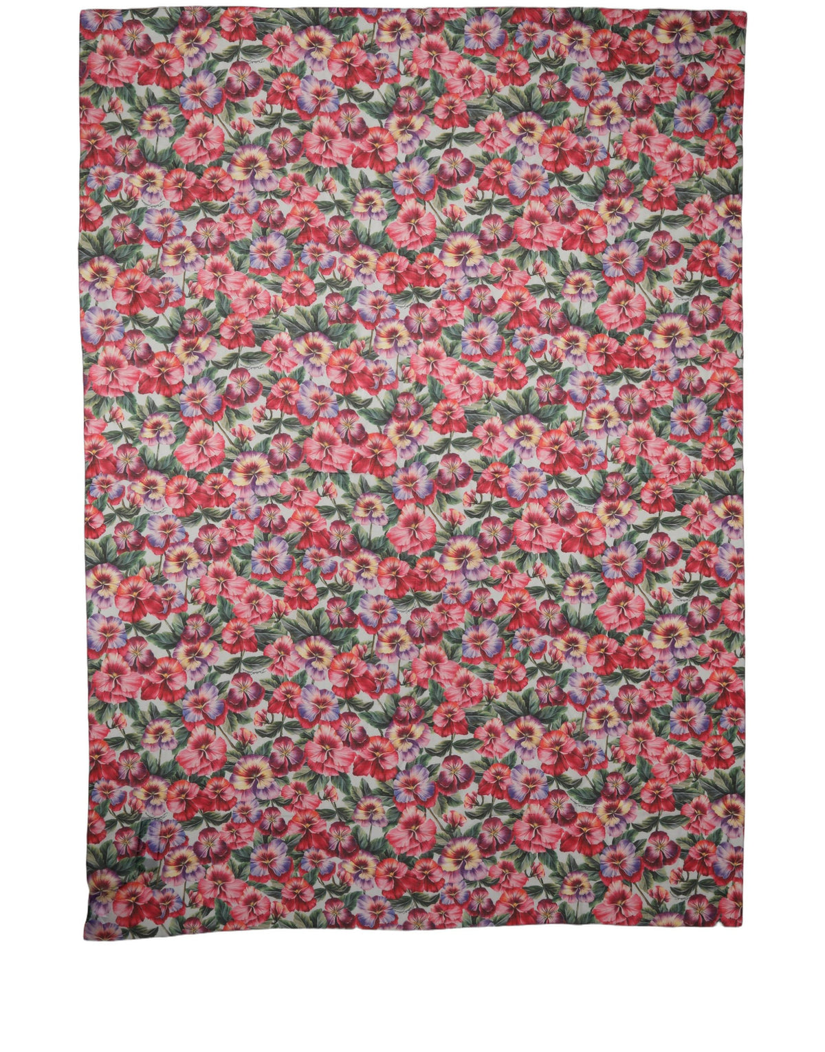 Dolce & Gabbana Stola aus Baumwollspitze in Multicolor mit Blumenmuster