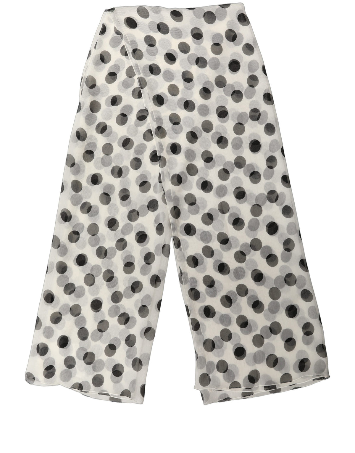 Dolce & Gabbana Schal Stola mit schwarz-weißen Polka Dots