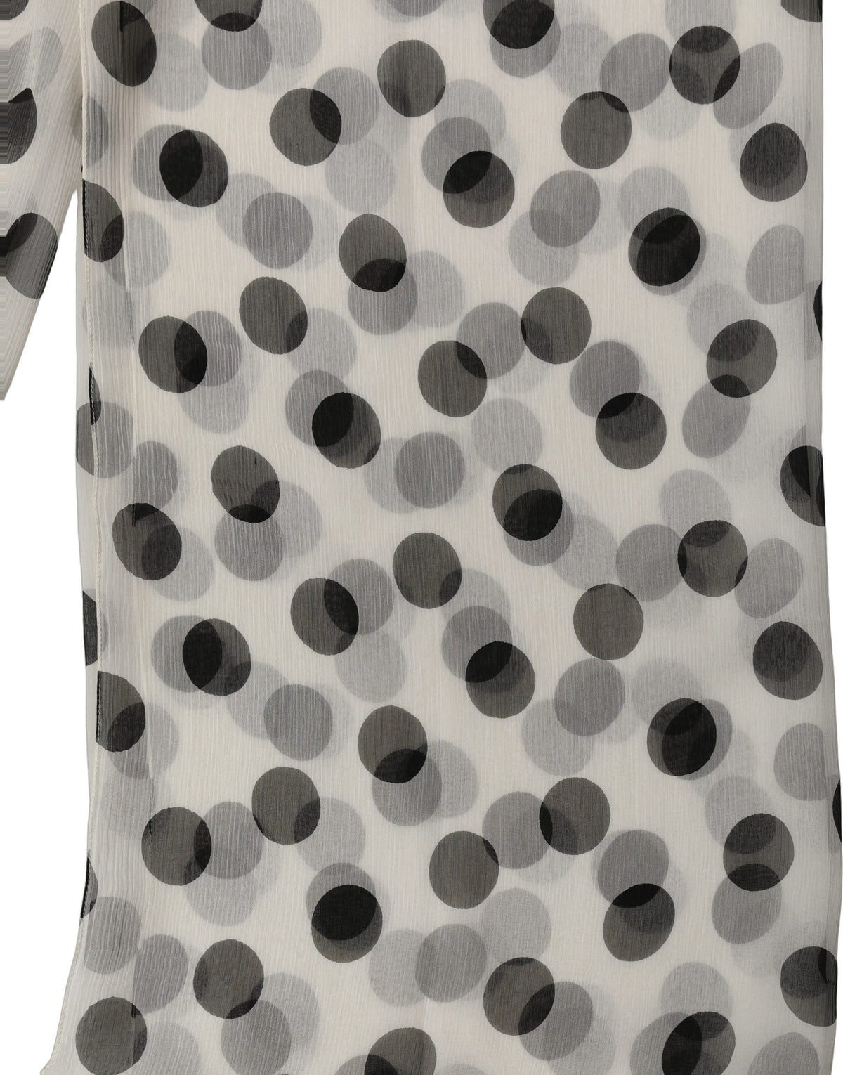 Dolce & Gabbana Schal Stola mit schwarz-weißen Polka Dots