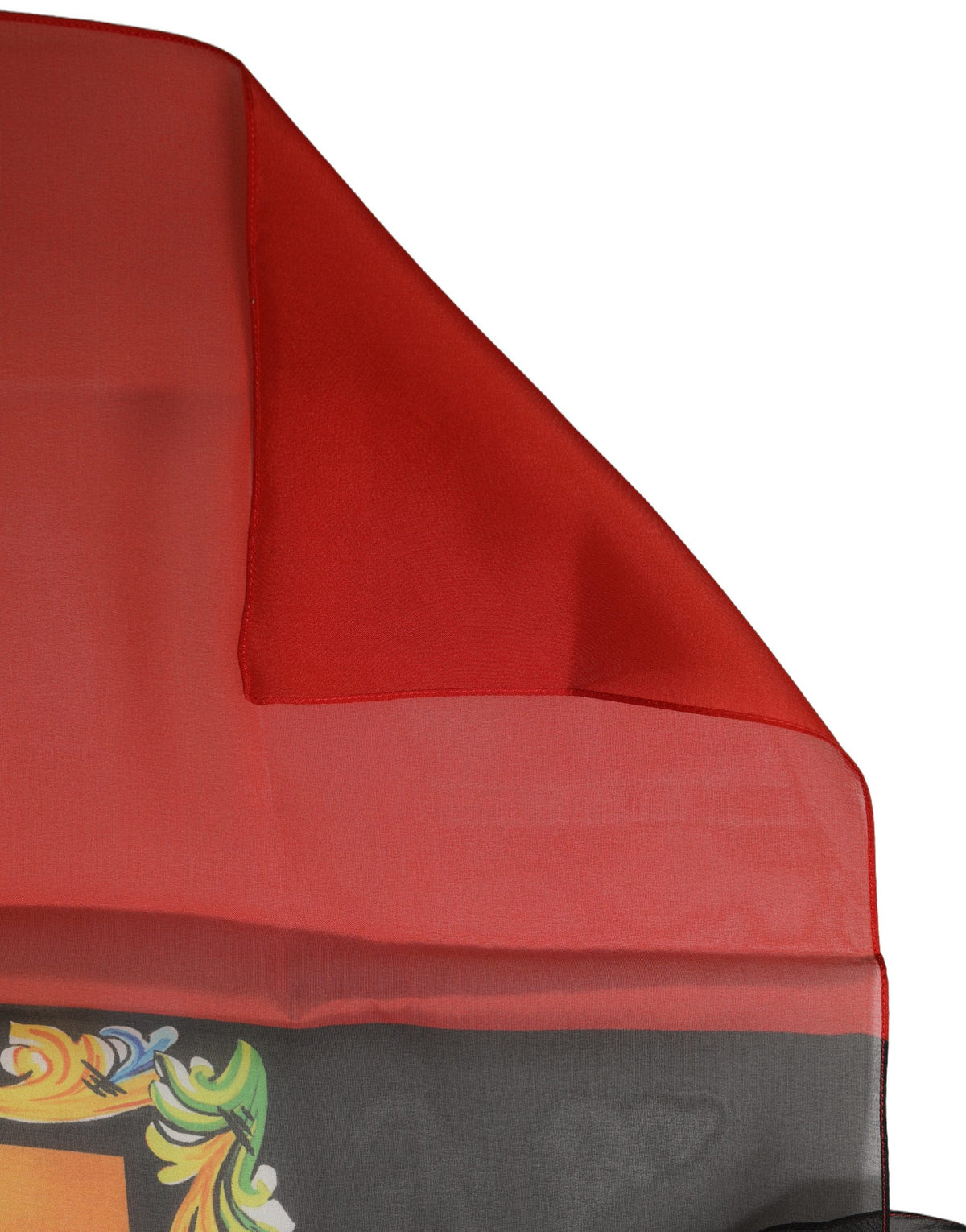 Dolce & Gabbana Multicolor Seidenschal mit Print