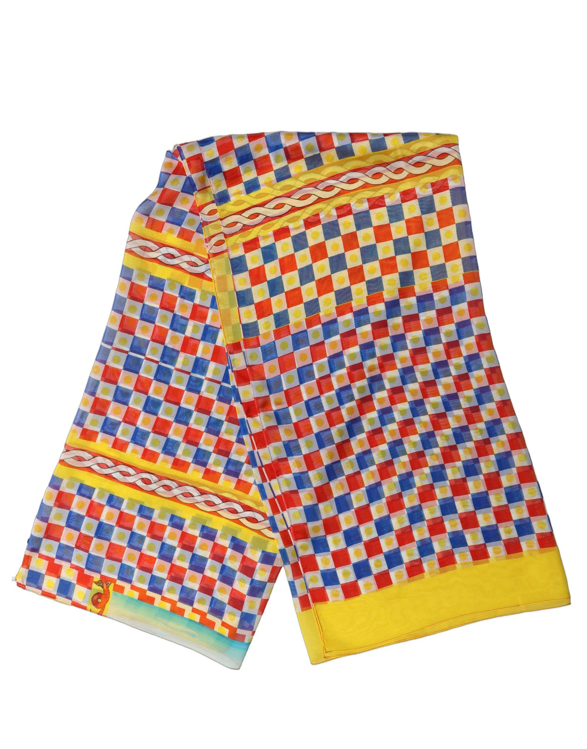 Dolce & Gabbana Seidenschal Carretto Multicolor