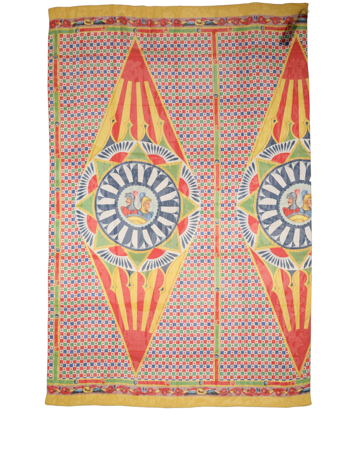 Dolce & Gabbana Seidenschal Carretto Print in Multicolor