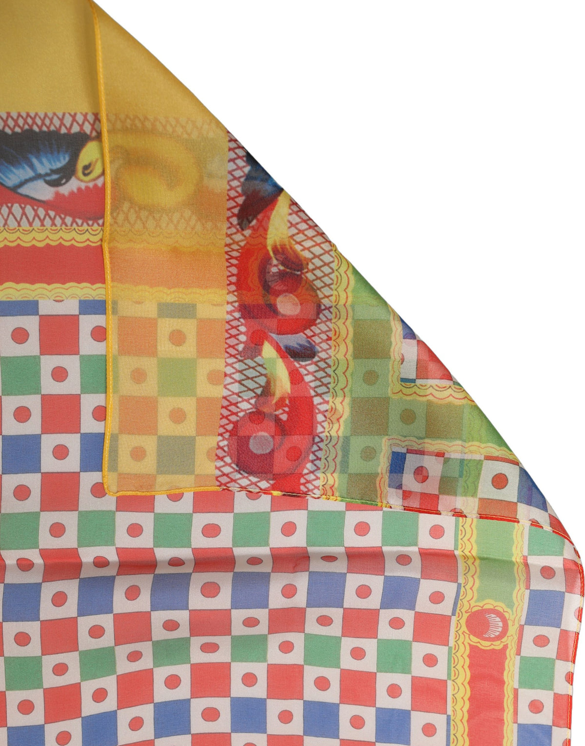 Dolce & Gabbana Seidenschal Carretto Print in Multicolor