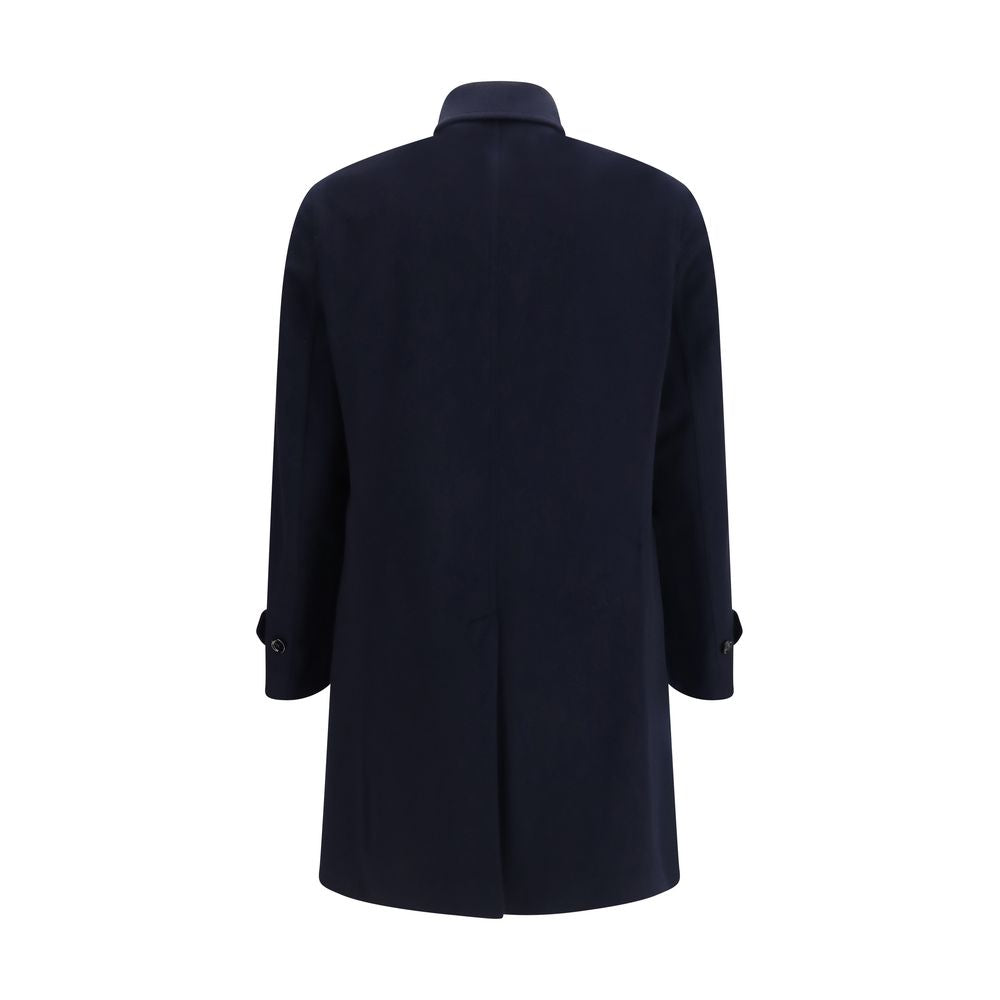 Lardini Blauer Kaschmir-Mantel