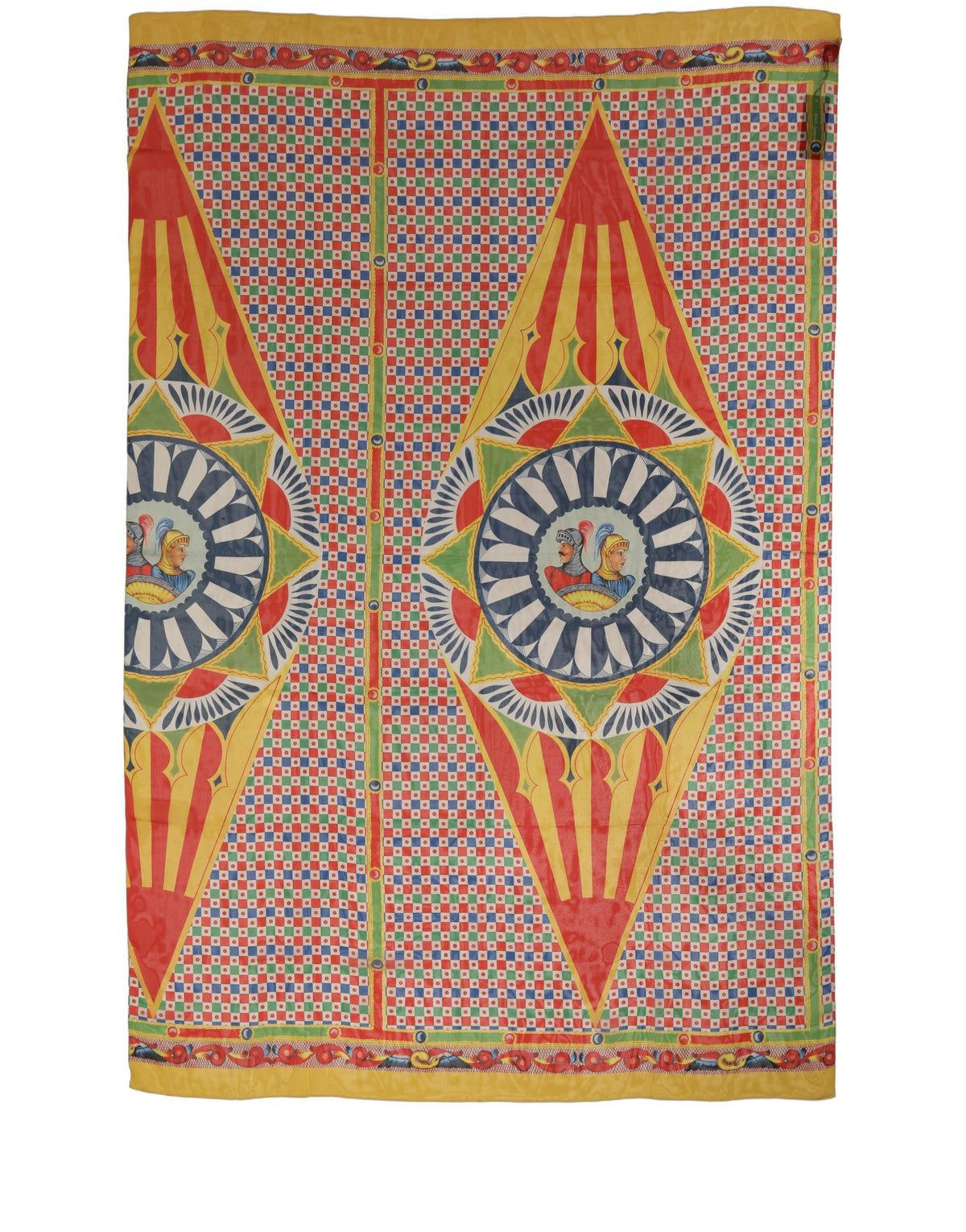 Dolce & Gabbana Seidenschal Carretto Print in Multicolor
