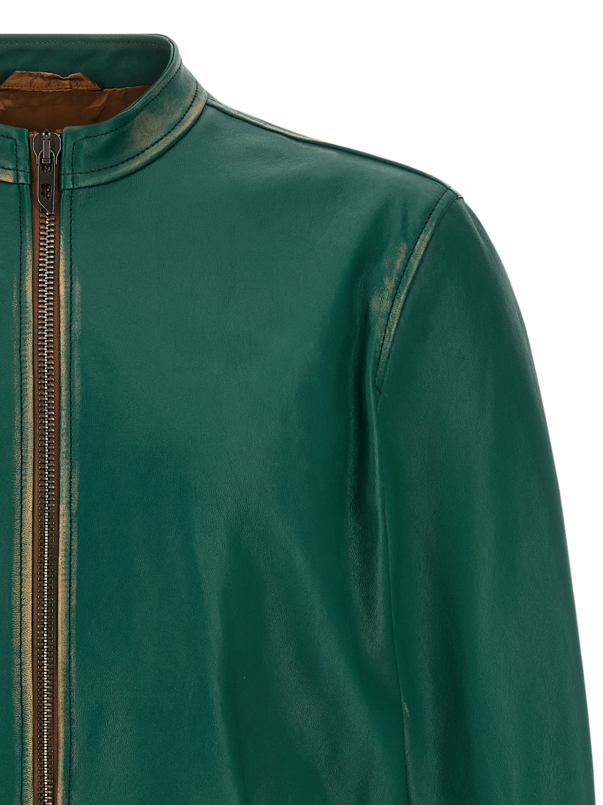 Diesel Zweifarbige Lammlederjacke