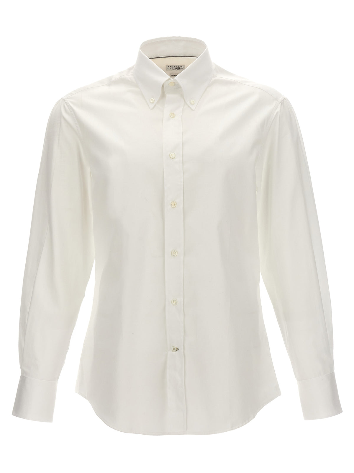 Brunello Cucinelli Weiße Baumwollbluse
