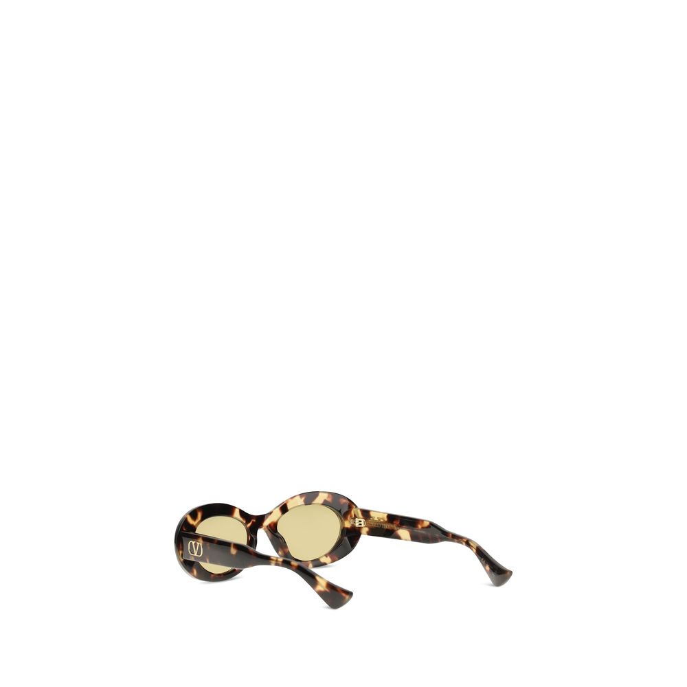 Valentino Garavani Braune Sonnenbrille aus Acetat