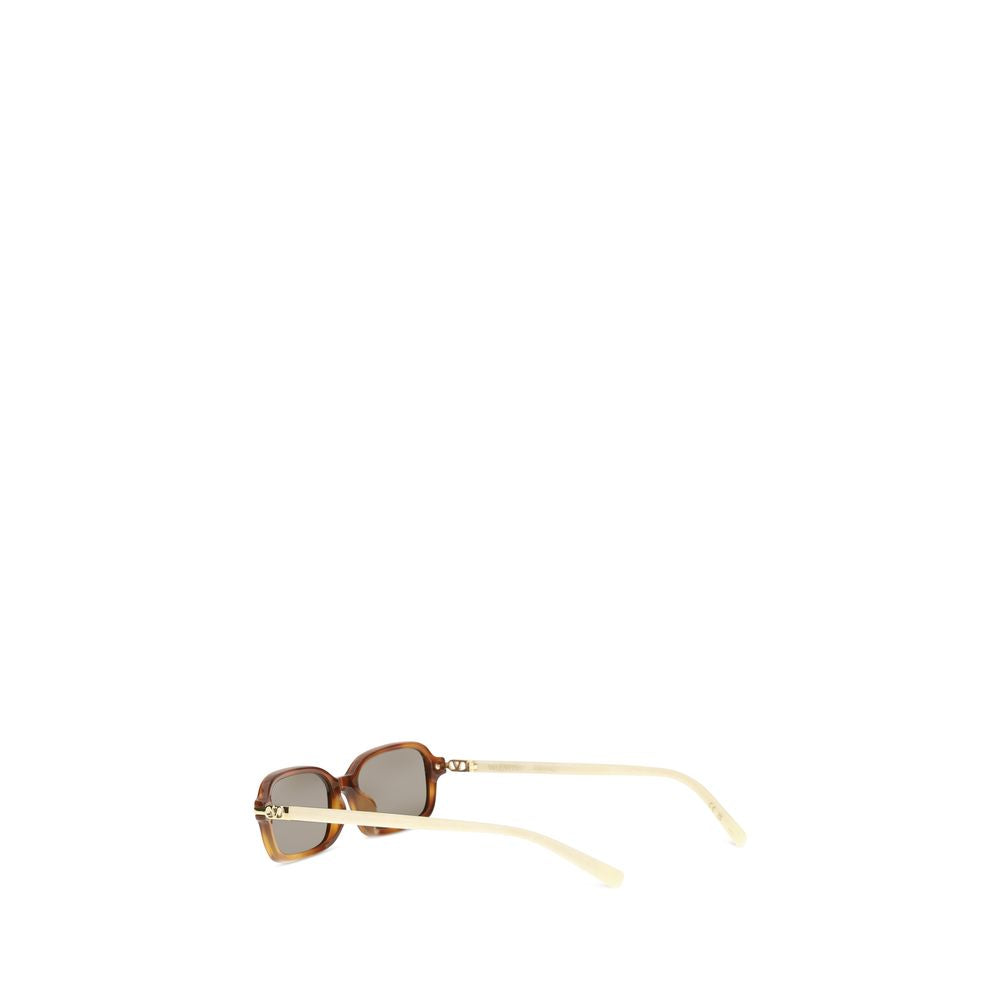 Valentino Garavani Braune Sonnenbrille aus Acetat