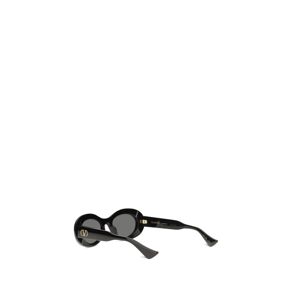 Valentino Garavani Schwarze Sonnenbrille aus Acetat