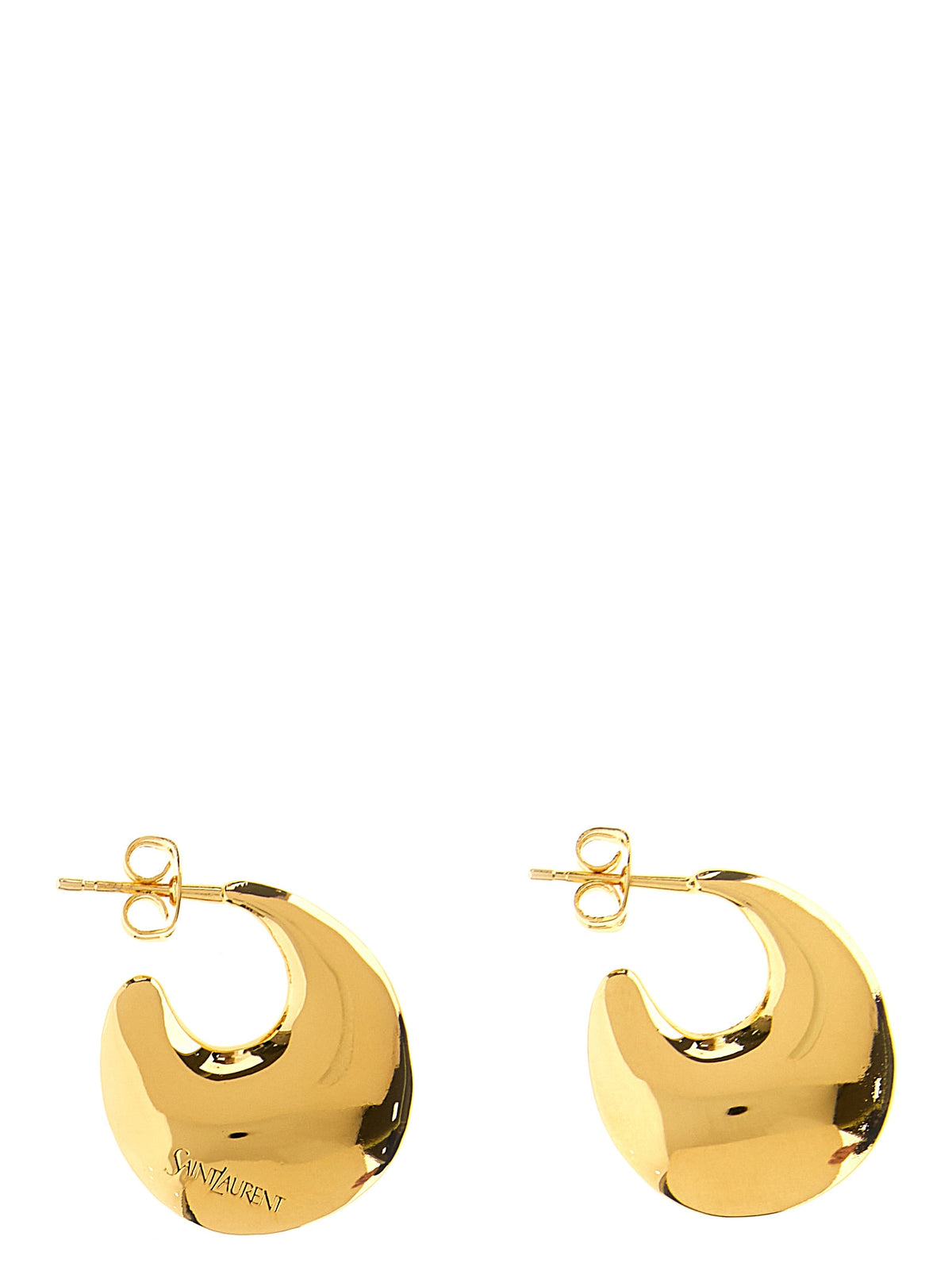Saint Laurent Ohrringe aus Goldmetall